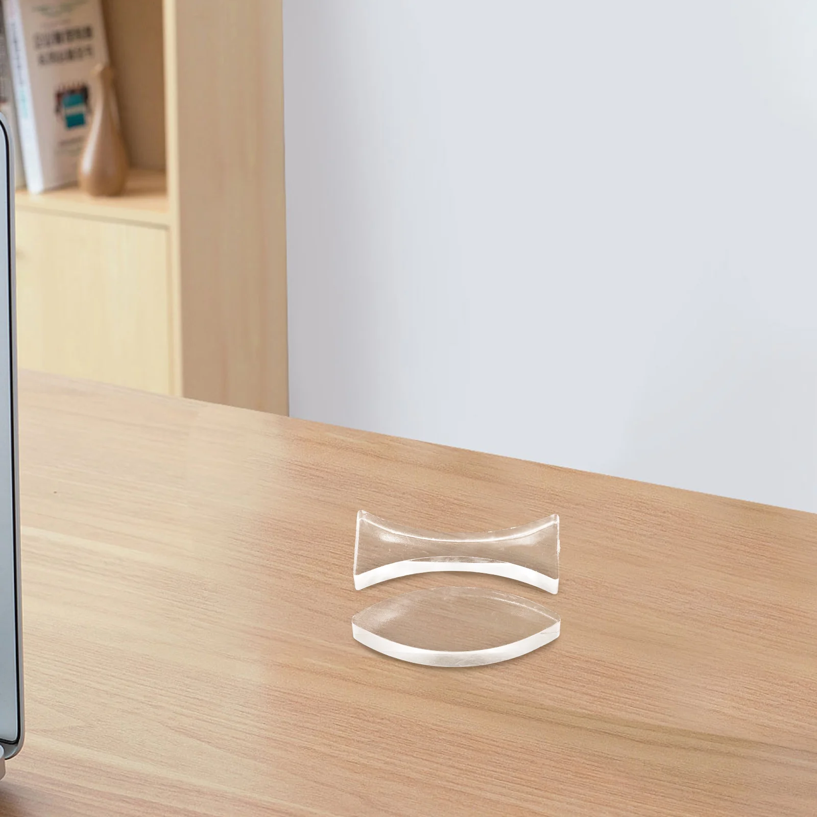 

2Pcs Concave Convex Optical Lens Set Basic Physics Teaching Aid Student Physics Experiment Light Properties Demonstration