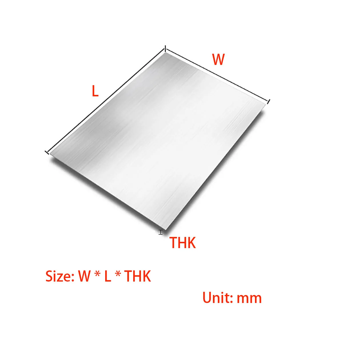 304 Stainless Steel Plate, Thickness 0.6/0.8/1/1.5/2/2.5/3/4/5mm, 430 Magnetic Stainless Steel Plate