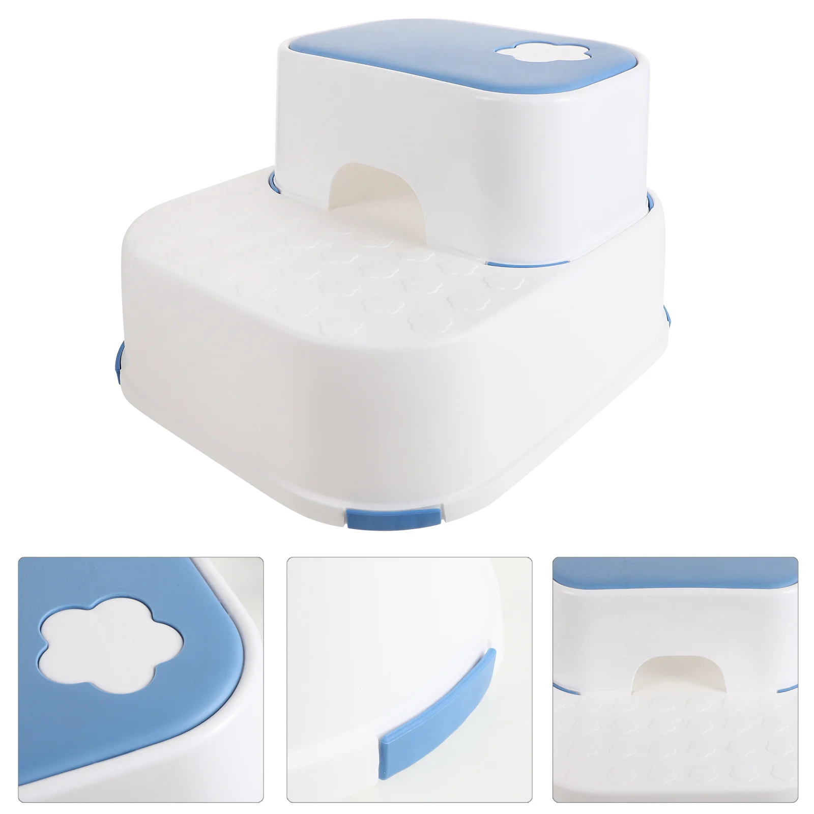 الأطفال طبقة مزدوجة خطوة البراز عدم الانزلاق طفل بالوعة الحمام مساعد متعدد الوظائف كرسي مرحاض المطبخ مساعد كرسي مقعد