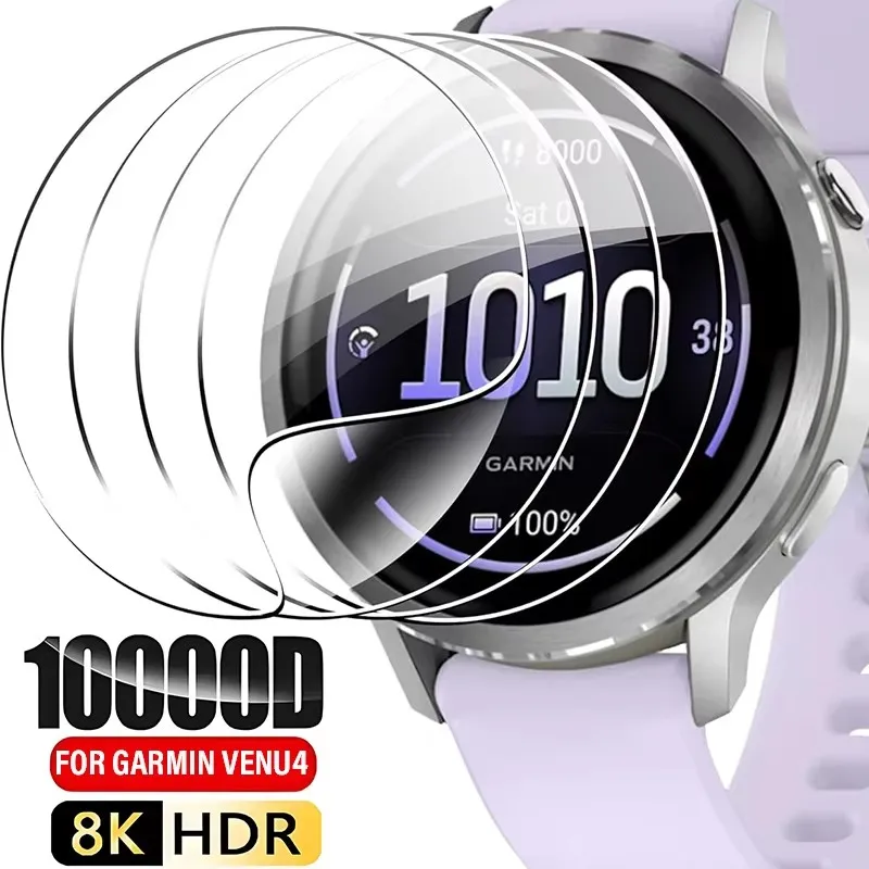 1-5 Stück Hydrogel-Folie für Garmin Vivoactive 6 5 4 4s Venu 3 3s 2 2s Smart Watch Venu2 Plus Displayschutzfolie