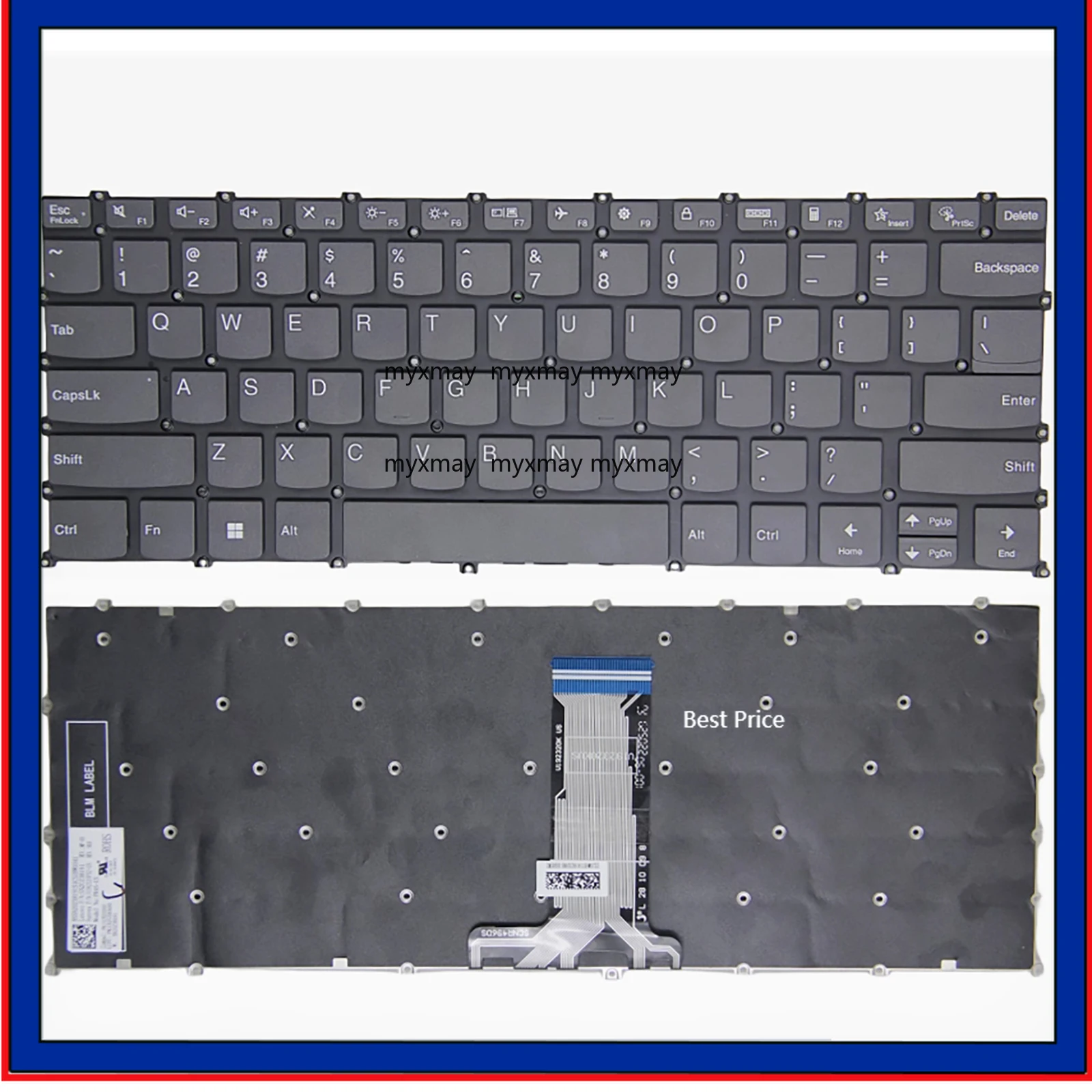 

Клавиатура ноутбука США для Lenovo IdeaPad 14 ALC7 2022