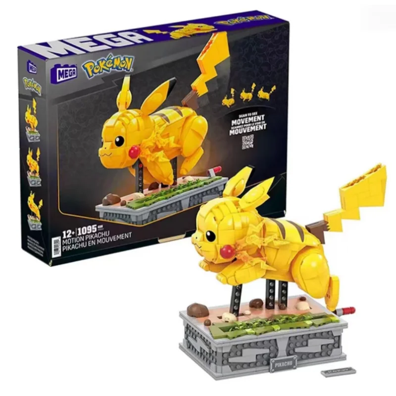 

Новый Fisher, оригинальные строительные блоки серии MEGA BLOKS PokéMon, коллаж для бега Пикачу, сокровищенная коллекция, игрушка для мальчиков, подарок на день рождения