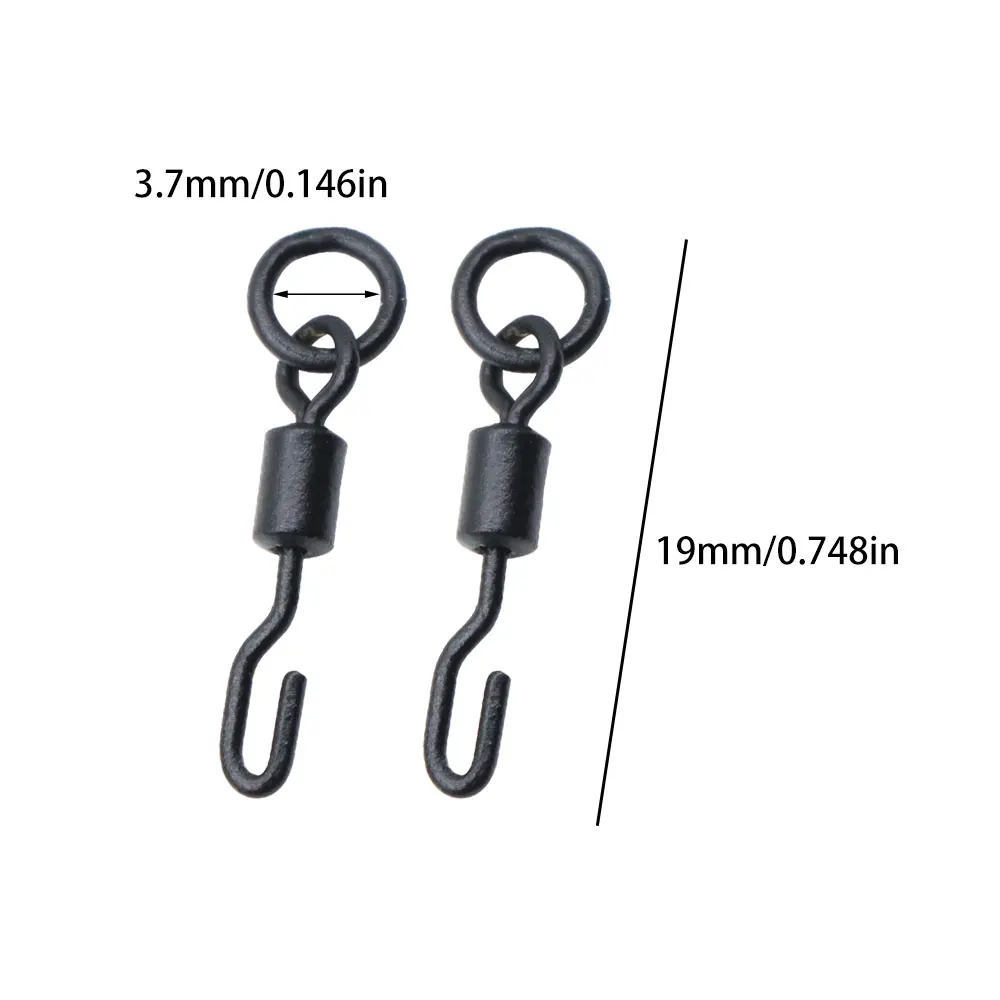 20 قطعة صيد سمك الشبوط يدور روني سبينر تلاعب التغيير السريع المفاجئة حلقة يدور لصيد الأسماك هوك ربط موصل اكسسوارات معالجة