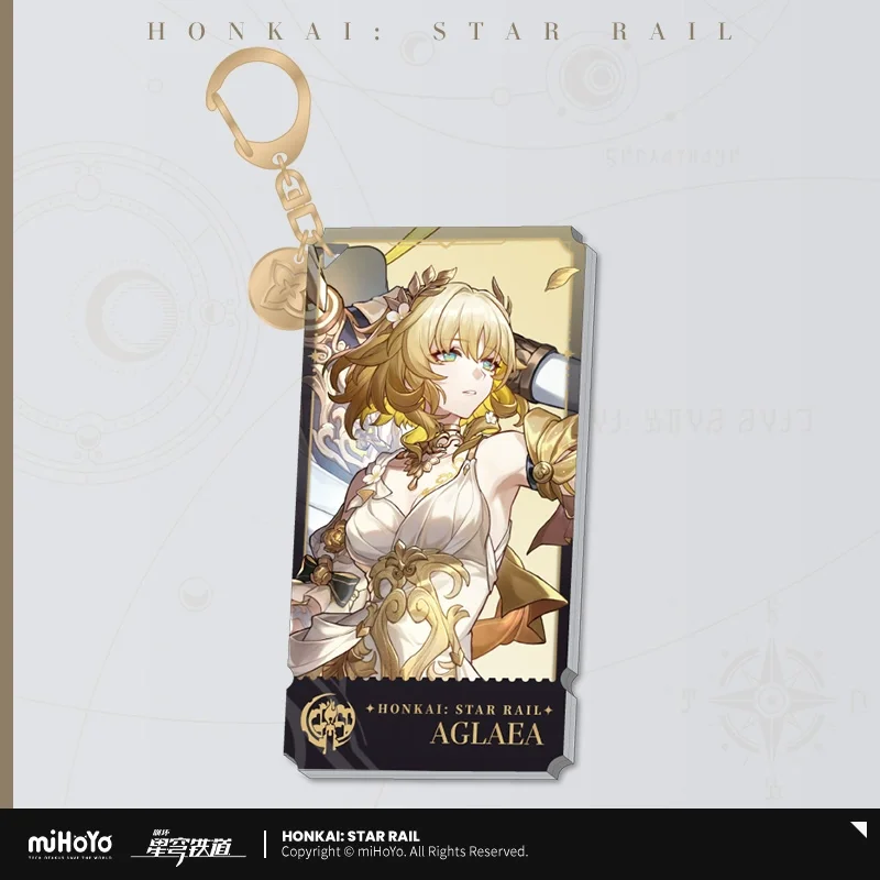 Presale Sunsyea Honkai Star Rail Official Merch miHoYo Original Authentic Remembrance Keychain Pendant Aglaea