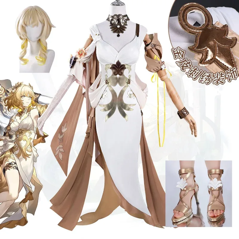 

Anime Aglaea Cosplay Costume Honkai Star Rail Aglaea Uniforms Halloween Party Role Play Suits