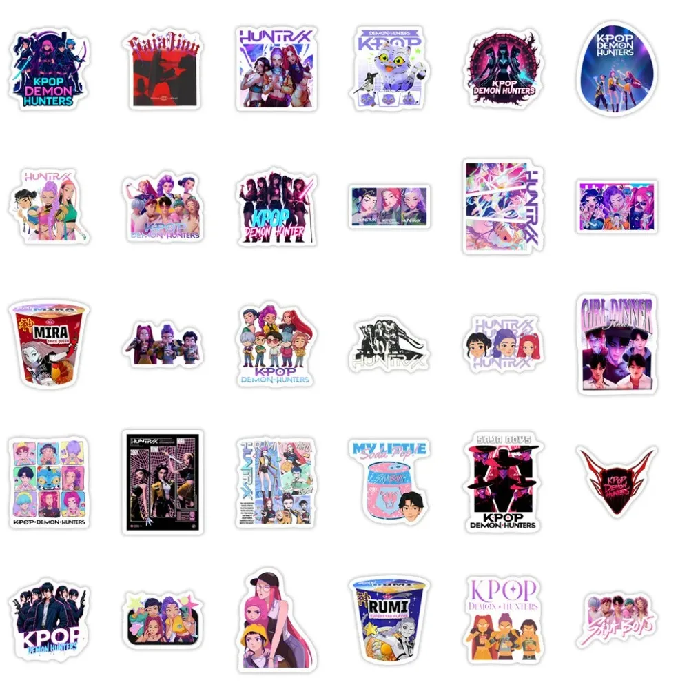 65-компонентные наклейки для книги группы Witch Hunter — водонепроницаемые декоративные наклейки из ПВХ для багажа, ноутбуков (магазин аниме Worlds)