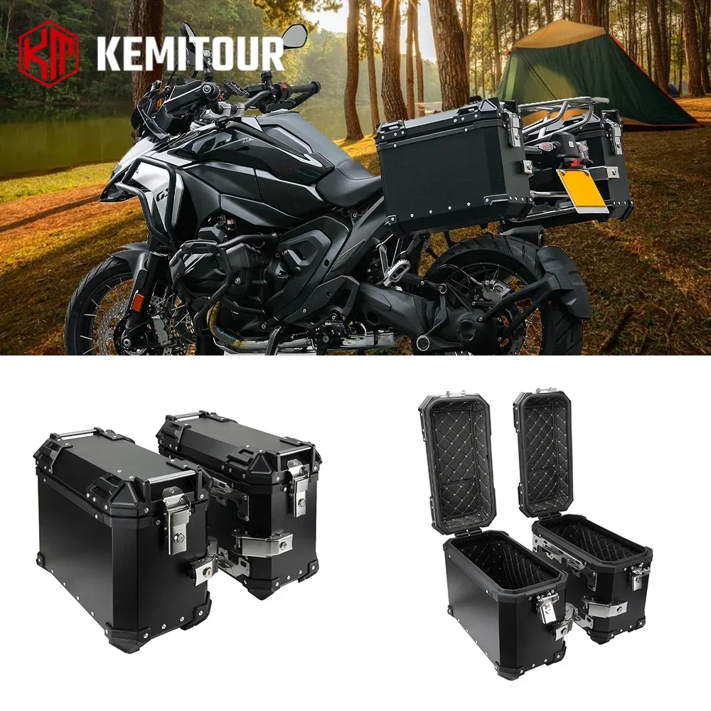 

For BMW R1300GS R1300 1300GS Side Box Rear Luggage Case With Bracket Only Fit GS 2023-2025 Motorcycle Aluminum Box Accessories