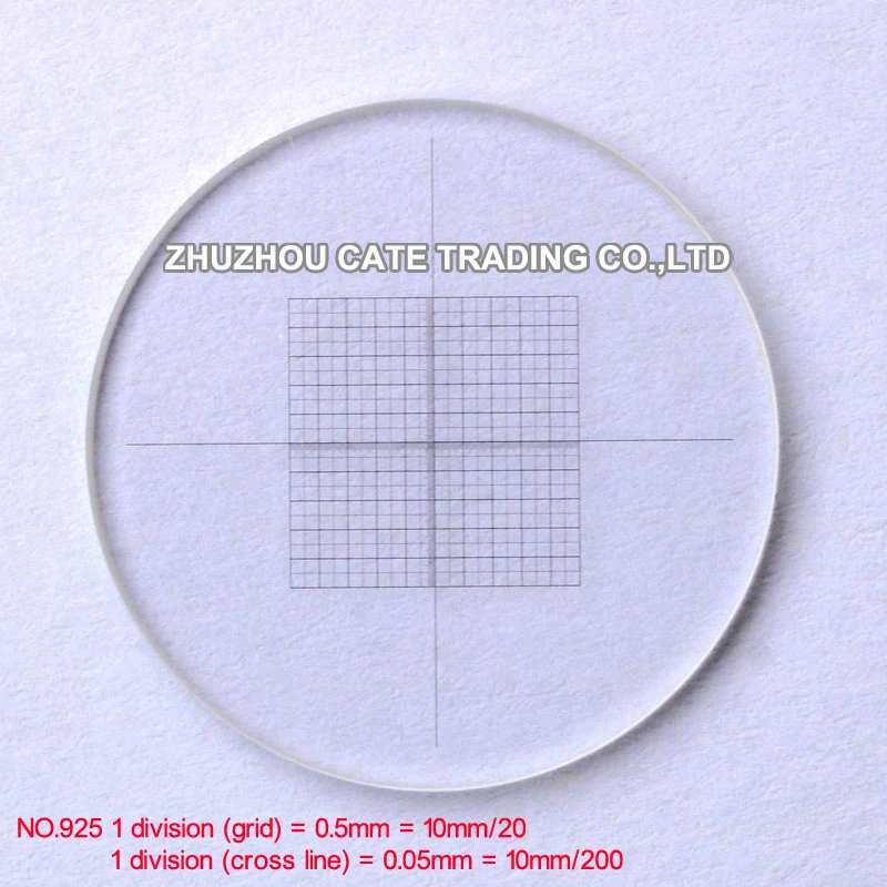 Durchmesser 24 mm Stereomikroskop Okular Mikrometer Graticule Lineal Okularabsehen für Olympus Mikroskop CX23 BX SZX Serie – Detail 7