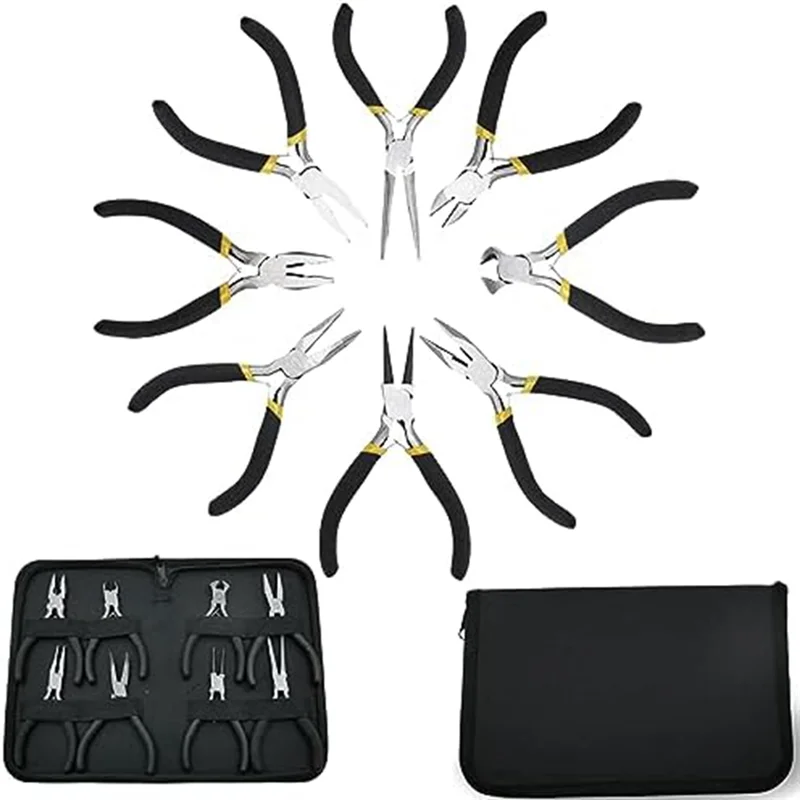 

AG-Jewelry Pliers, Jewelry Making Tools, Needle Nose Pliers, Wire Cutters,Diagonal Pliers For Jewelry DIY Handmade Bead Repair