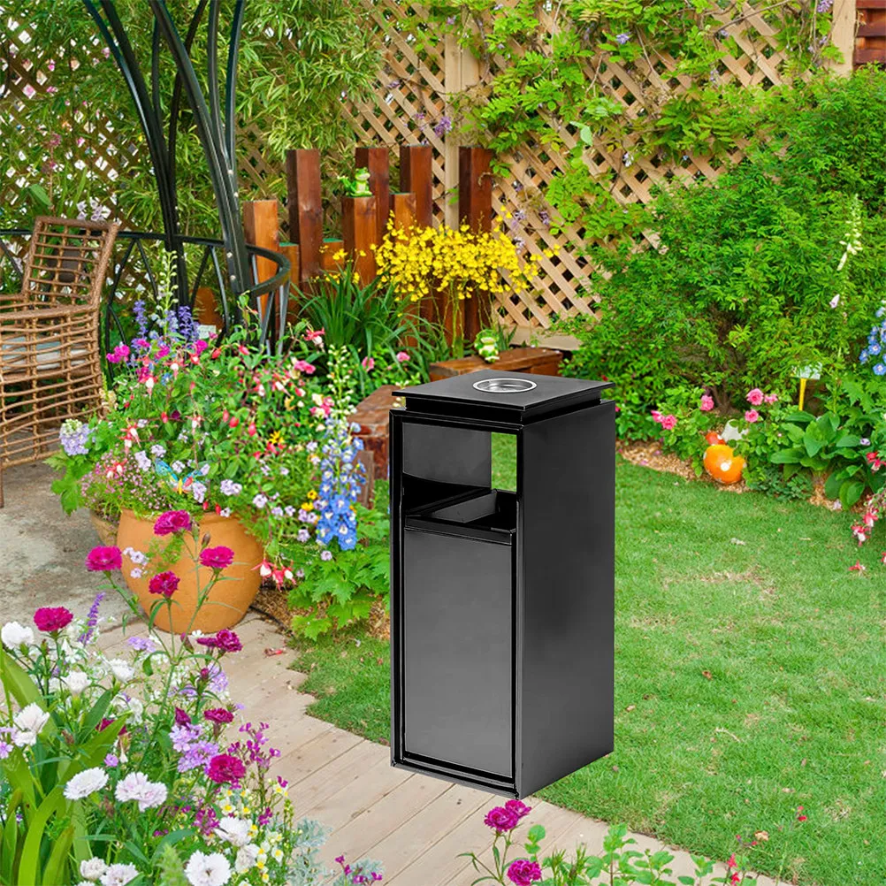 

2 шт. уличные пепельницы из нержавеющей стали, металлические урны для мусора, сменные крышки, сверхпрочные держатели для сигарет, уличные пепельницы