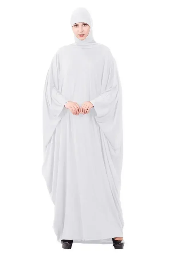 Eid Hooded Abaya Women Muslim Prayer Dress Overhead Abayas Dubai Turkey Kaftan Arabic Robe Islamic Clothing Modest Abayas Burqa