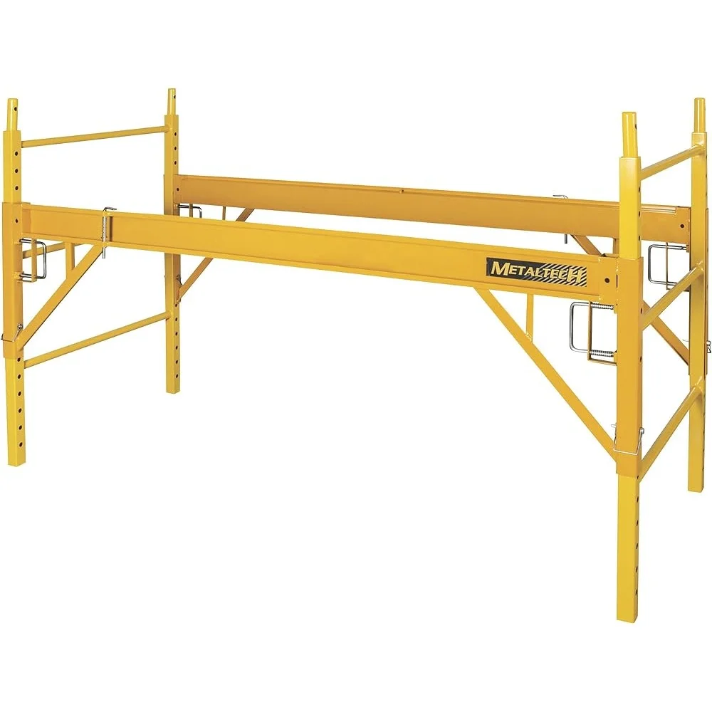 Industrial Scaffold Extension Kit 2 Side Frames 2 Braces 8 Locking Pins Enhanced Stability and Support