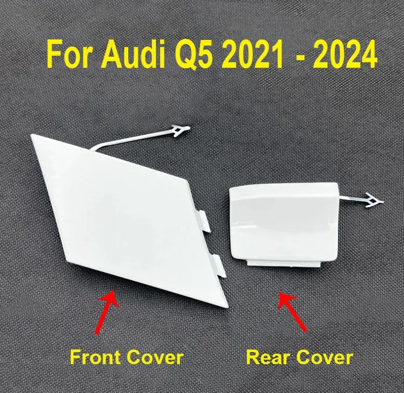 

Car Front Rear Bumper Tow Hook Cover Trailer Eye Cap For Audi Q5 2021 2022 2023 2024