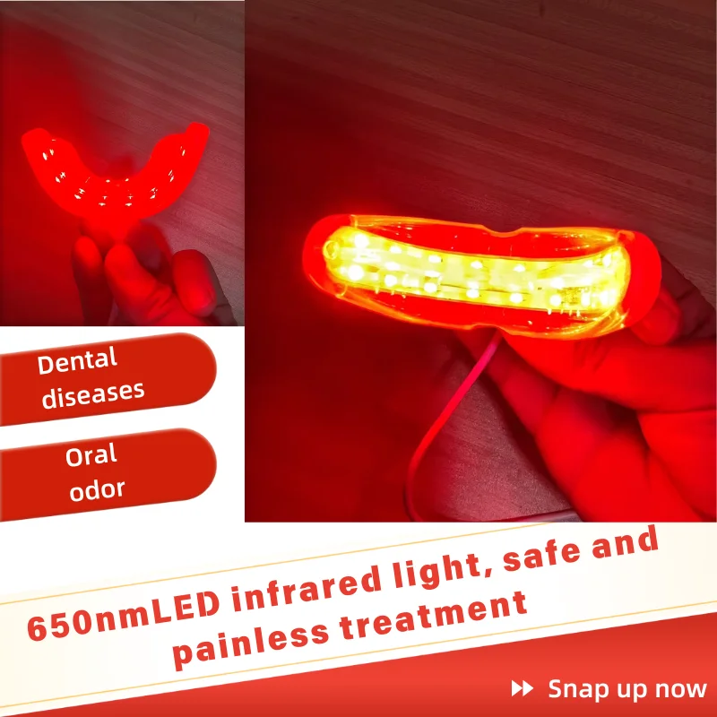 650nm赤外線led光治療装置、口腔疾患、口腔外傷、口臭に使用、副作用なし