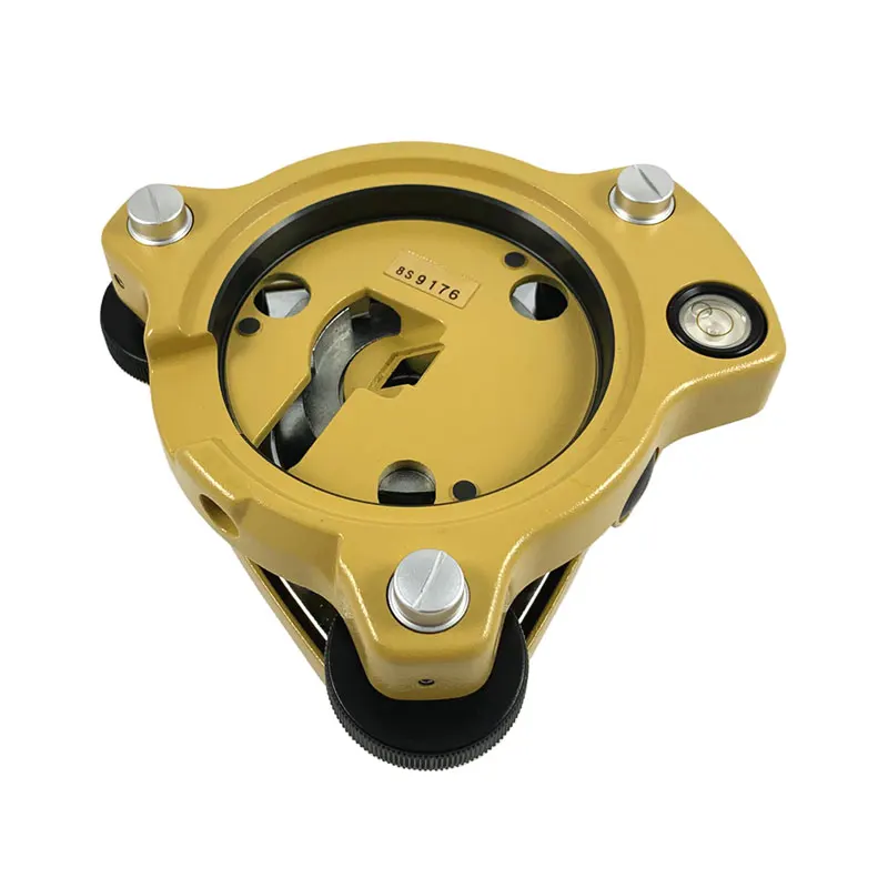 

Yellow Three-jaw Tribrach Without Optical Plummet for Total Station