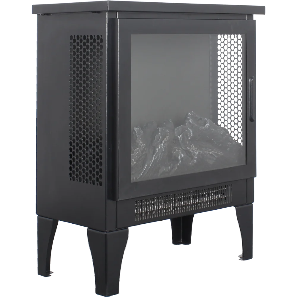 سخان موقد كهربائي قائم بذاته مقاس 15 بوصة مع تأثير لهب ثلاثي الأبعاد #4