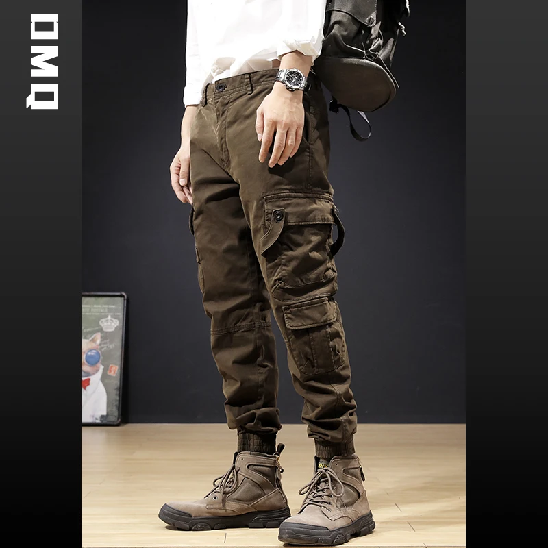 

Ретро Fce Спецодежда Брюки Мужские повседневные американские осенние длинные брюки Тактические брюки Молодежные Vitali Sle Хлопок 95%