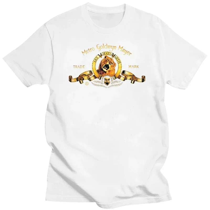 Printing Metro Goldwyn Mayer MGM Mens Tops Cool O Neck T-Shirt top tee Short sleeve