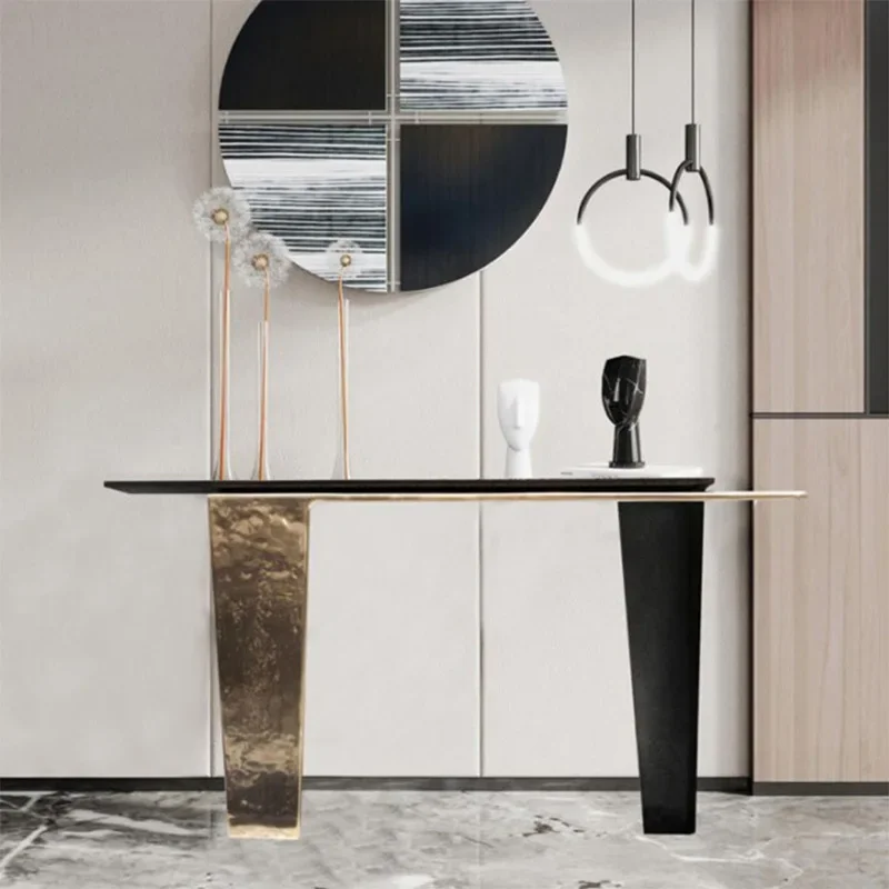 

Living room corridor decorative strip case shelf