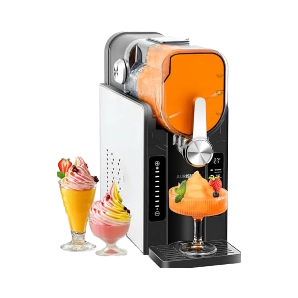 88Oz Automatic Cleaning Home Slush Frozen Drink Maker 6 Presets Program Leads One-Click Booking 12 Hours Summer