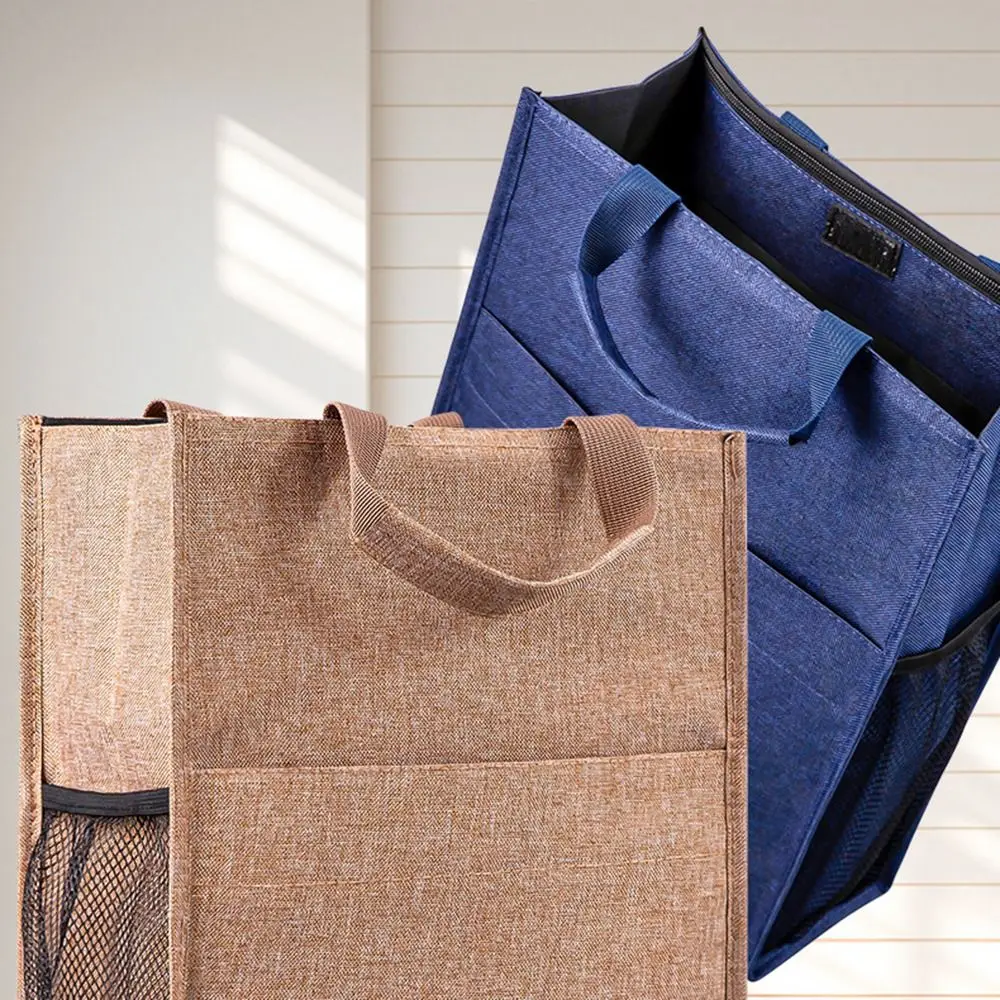 New 5 Layer Tote School Bag Large capacity Multifunctional Zipper Bag Handheld A4 File Bag