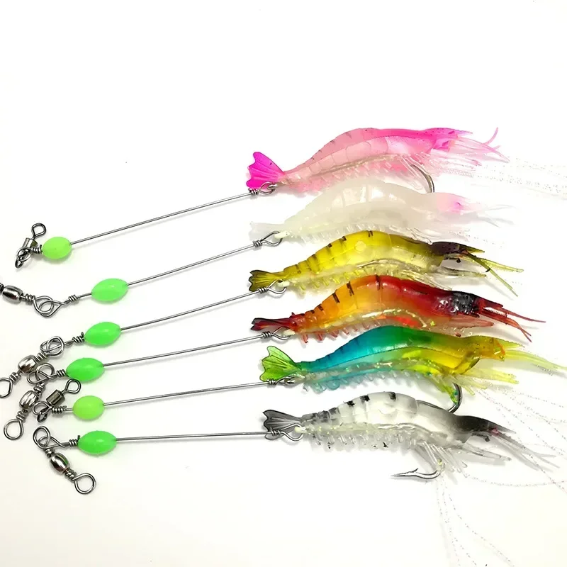 7pcs Shrimp Lures Fishing Lures Artificial Fishing Bait Isca Artificial Ascesorios Pesca