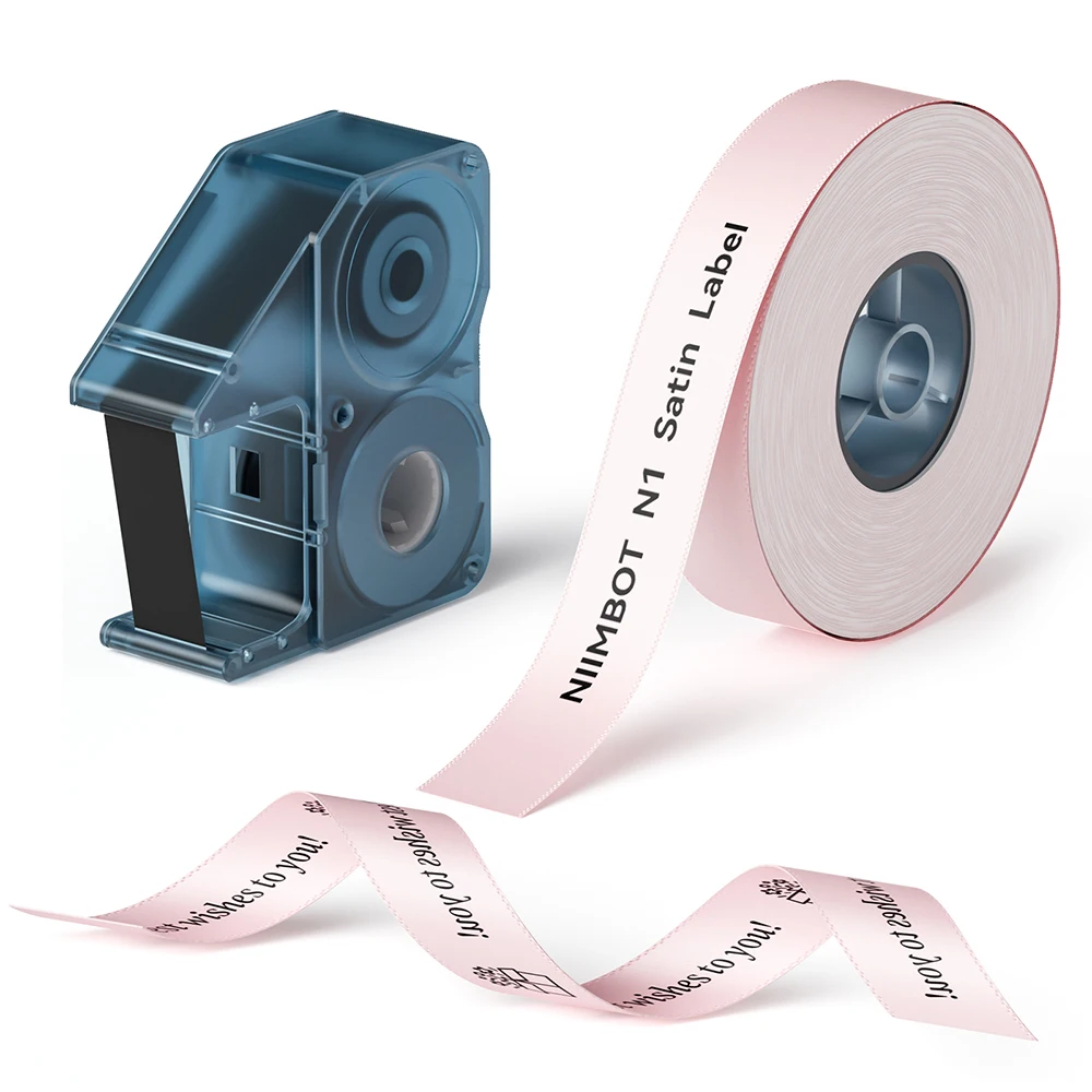 1-rol kleurenlint voor Niimbot N1 thermische overdracht labelprinter schakelaar naamplaatje zelfklevend stickerpapier voor thuiskantoor