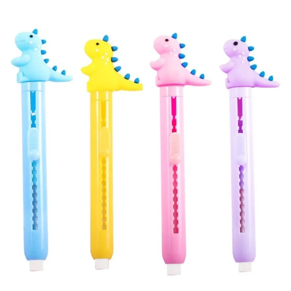 

Pencil Wiping Eraser Pen Shaped Rubber Earsers Retractable Correction Novelty Pencil Eraser Writing Drawing Push Pull Eraser