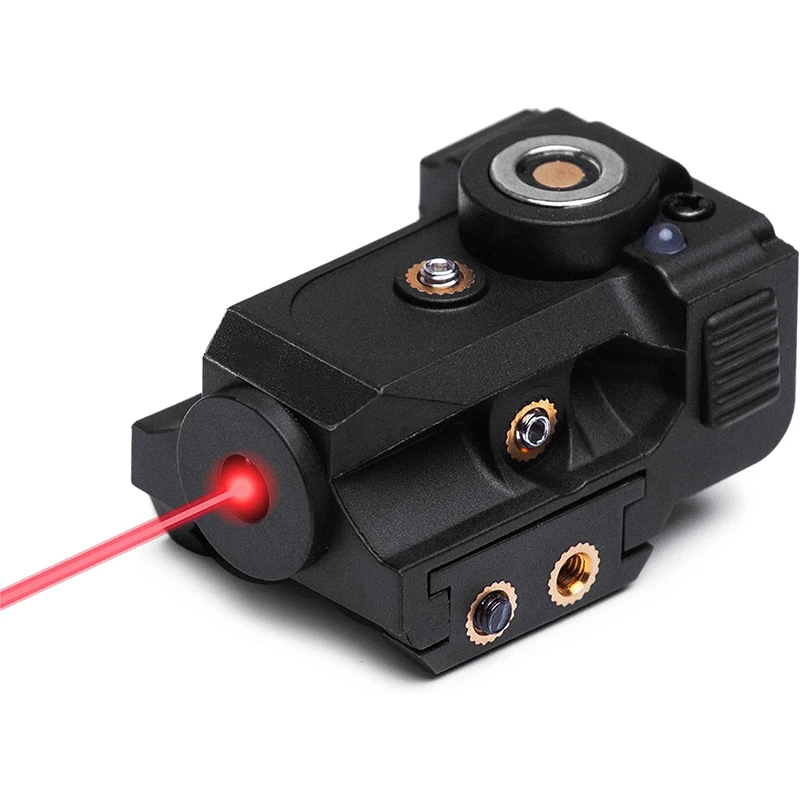 MDGRWY MDG61 Tactical Red Laser Sight Magnetic Rechargeable Hand Gun Rifles Green Beam for 20mm Weaver or Picatinny Rail