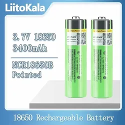 sell well liitokala 100% New Original NCR18650B 3.7 v 3400 mah 18650 Lithium Rechargeable Battery For Flashlight batteries