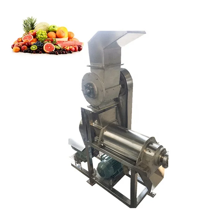 High Speed Fruit Extracteur de jus Extractor de jugo Screw Press Stainless Juice Extractor Machine