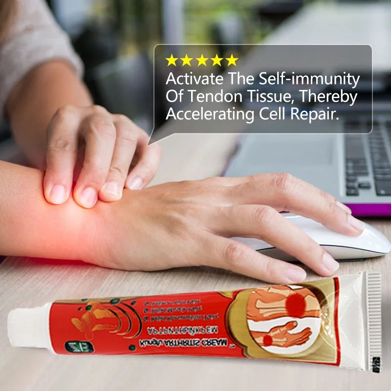 Red/Blue Arthritis Analgesics Ointment Body Pain Relief Cream Tenosynovitis Care Sports Support Therapy Mild Dressing 20g