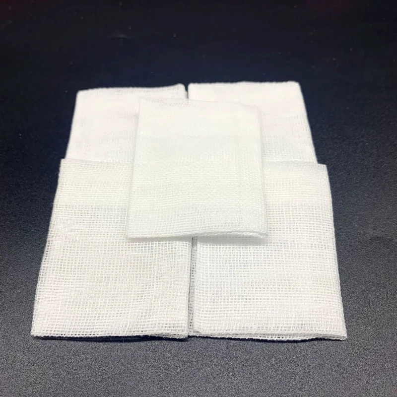 Disposable Surgical Accessories Gauze Piece Non-Woven Gauzes First Aid Kits Wounds Treatment Baby Cleaning Cloth6*8*10cm