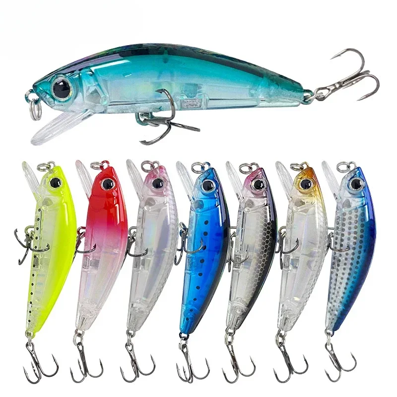 

Floating Minnow Fishing Lures 7.8g 66mm Jerkbait Wobblers Pike Trout Carp Artificial Hard Bait Topwater Swimbait Accessories