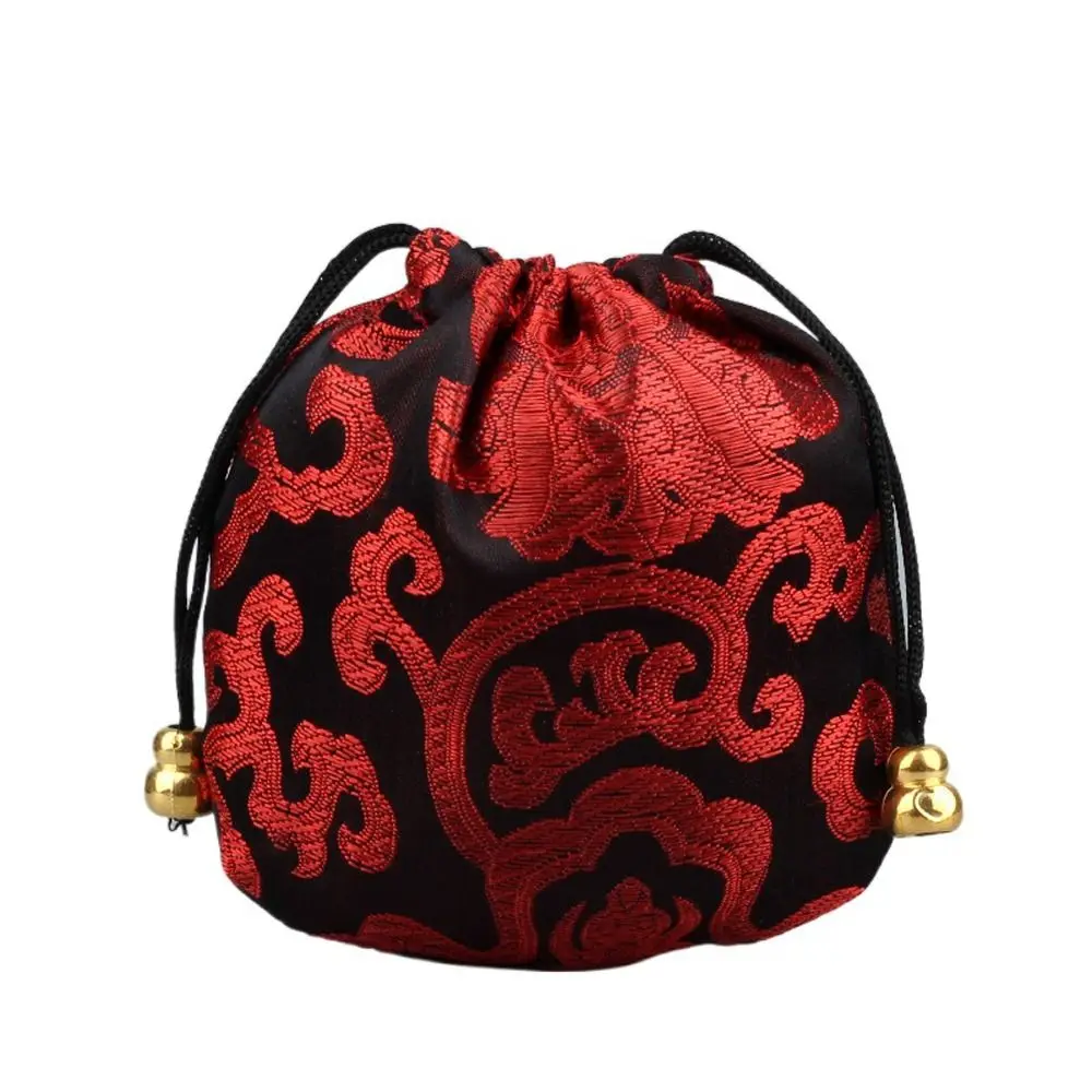 Drawstring Cloth Bracelet Bag Auspicious Cloud Chinese Style Storage Bag Jewelry Case Women Jewelry Bag Jewelry Organizer