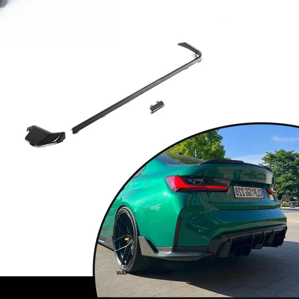 

Real Carbon-Fiber Rear Diffuser Frame Fits forBMW G80 G81 M3 G82 G83 M4