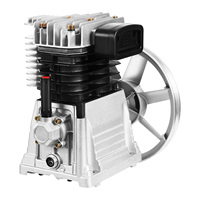 2.2KW Double Cylinder Air-compressor Pump Head Air Compression Pump Head Single Stage for Industry, Pneumatic Tools