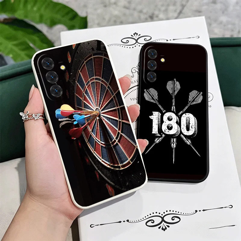 Darts Aesthetics Wire Target Soft Phone Case For Samsung A17 A16 A15 A14 A13 A57 A56 A55 A54 A53 A37 A26 A25 A24 A23 A36 A35 A34