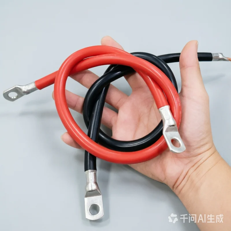 1PCS 95mm² 200℃ High Temp Silicone Wire, 19000/0.08TS Ultra Flexible Tinned Copper Battery Cable