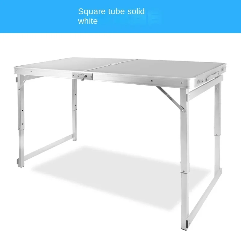 Folding table outdoor portable folding table simple household small table folding dining table and chairs