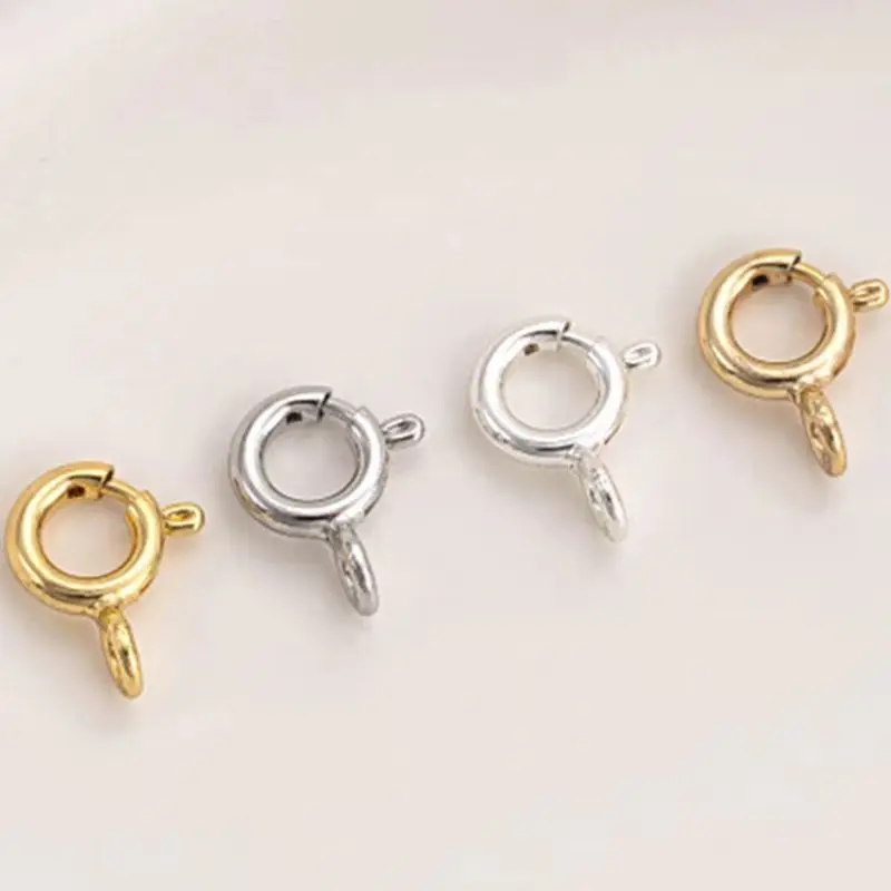 B976 Gold Plated Spring Clasp DIY Bracelet Necklace Jewelry Clasp