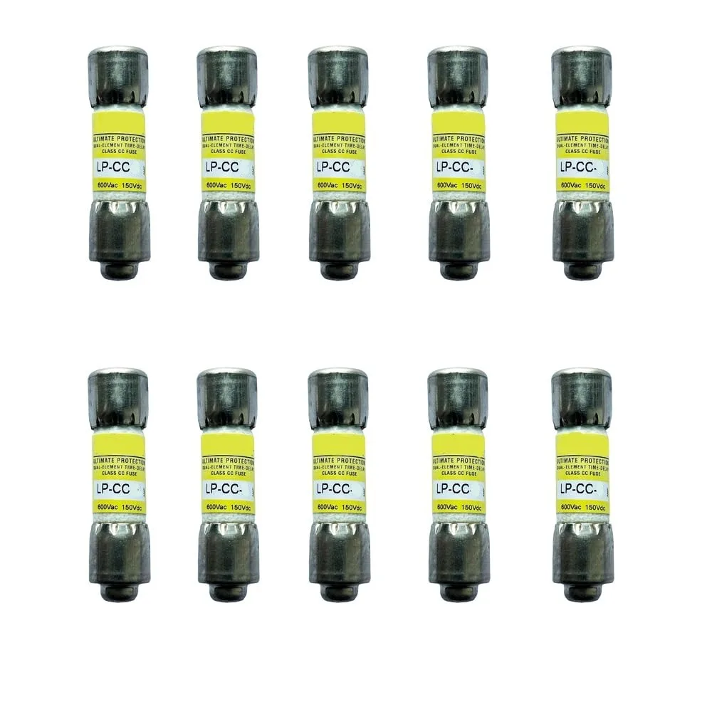10PCS LP-CC-3-2/10 Fuse, 3.2A 600VAC Class CC Current Limiting Time Delay Fuse Brand New Original Box