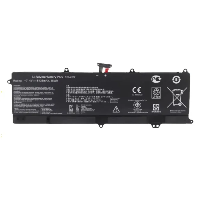 

C21-X202 for ASUS S200 S200E X201 X201E X202 X202E notebook battery 4675mah