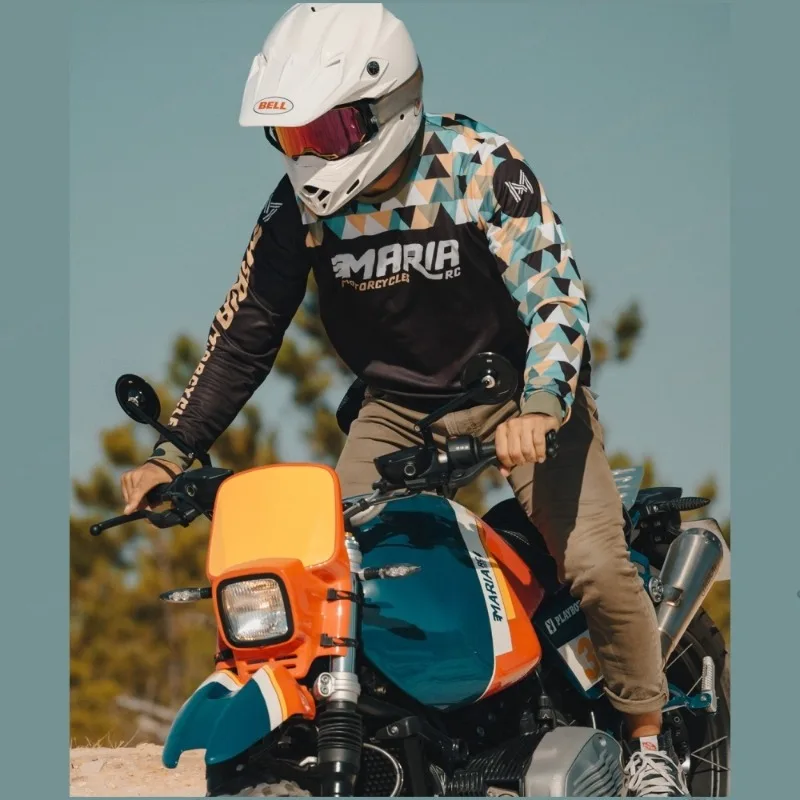 

2025 New Arrival 3D Printed Motorcycle T Shirt Long Sleeve Quick Dry Breathable Unisex Outdoor Riding Shirt