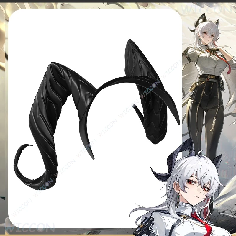 อะนิเมะ ‌ ‌ ‌ ‌ ‌ ‌ ‌ ‌ ‌ ‌ ‌ ‌ ‌ ‌ ‌ ‌ ‌ ‌ ‌ Wuthering Waves Zanye คอสเพลย์ Horns 3D พิมพ์ Prop Kuro เกม Genshin สไตล์ตัวอักษรอุปกรณ์เสริม ‌ ‌