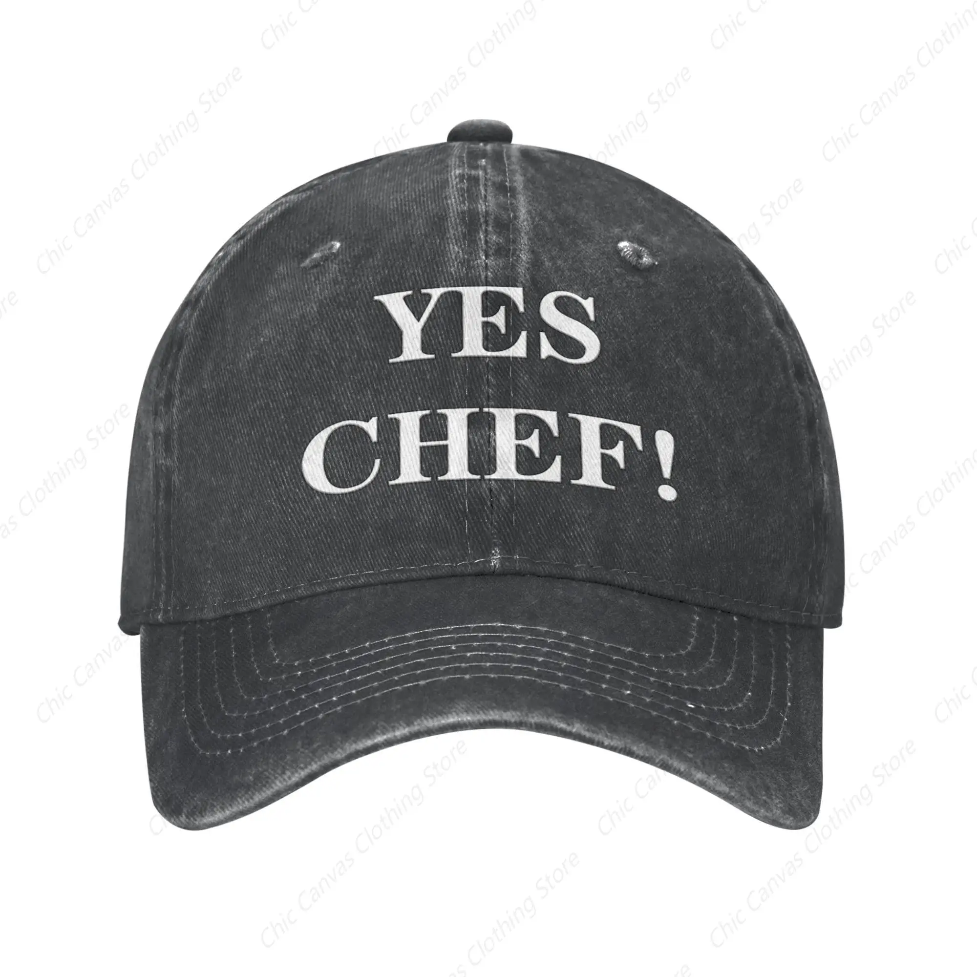 

Yes Chef! Hat Pure Cotton Baseball Cap Fashion Adult Snapback Cap Men Women Four Seasons Adjustable Hat For Outdoor Sport