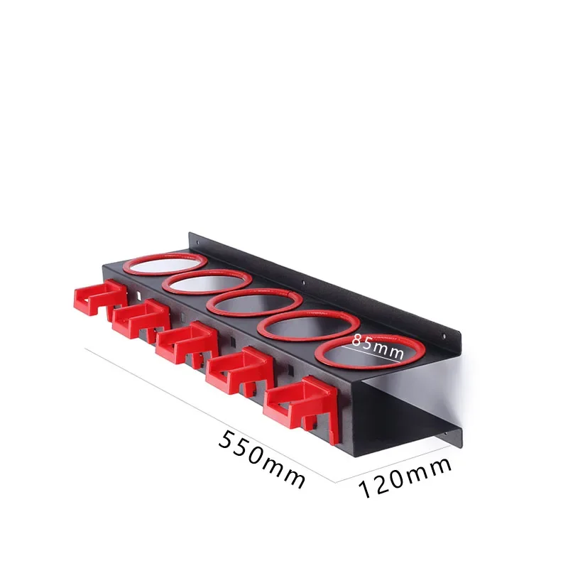 Spray Bottle Storage Rack Abrasive Material Hanging Rail Car Beauty Shop Accessory Display Auto Cleaning Tools