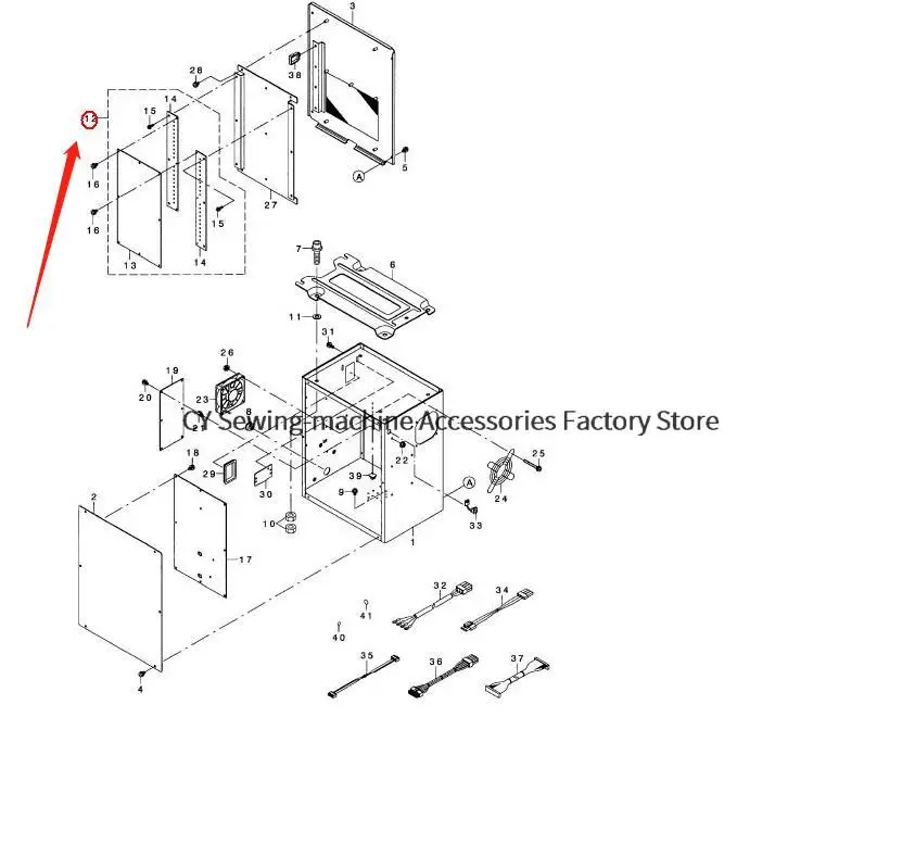 400-05648 Main Pcb Ass'y Circuit Board Juki LK-1900A Bartack Motherboard 40005648 AMS210E LK1900A LK-1903A BR35  Industrial