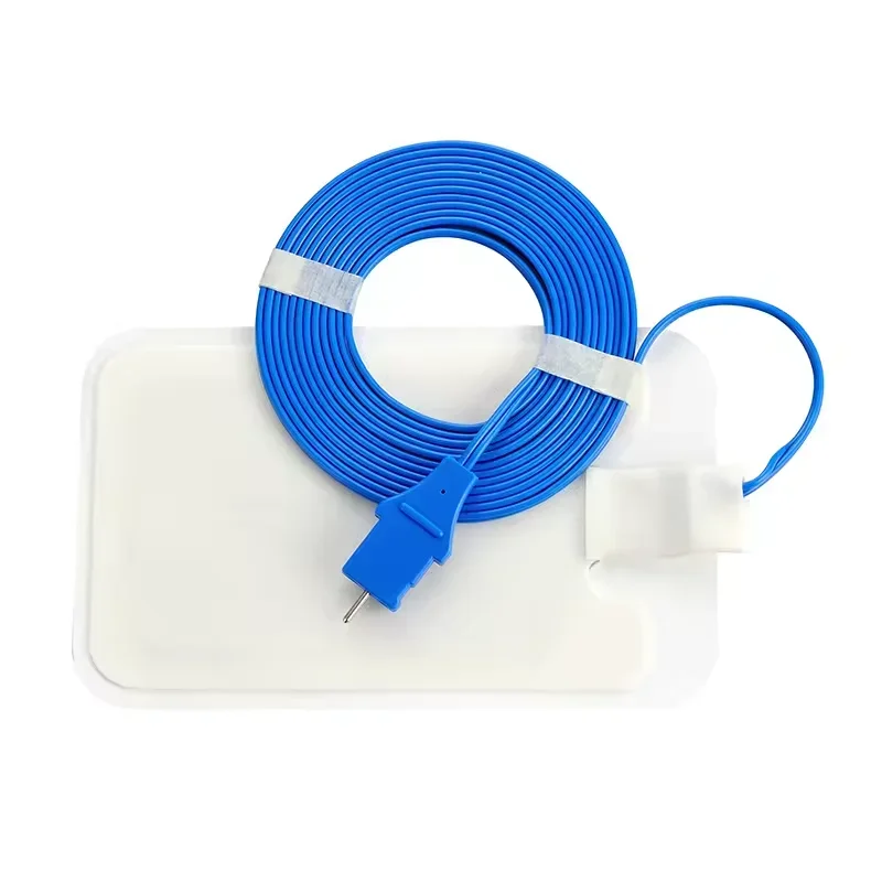 In Stock Disposable neutral electrode plate adhesive ESU grounding pad neutral electrode return plate ESU Plate with cable Hot S