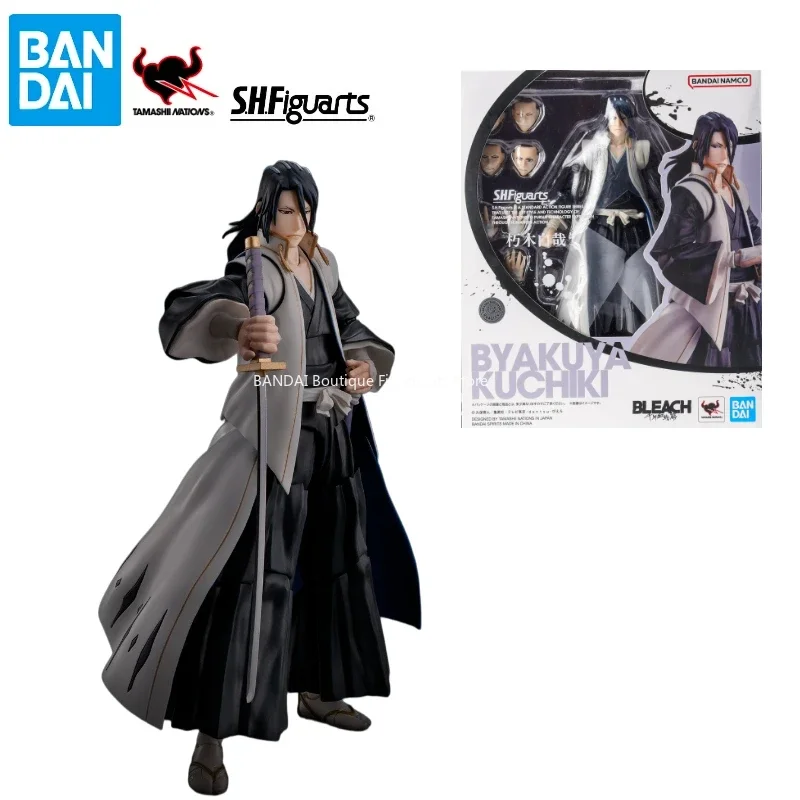 

New in Stock Bandai SHF Bleach/Realm/BLEACH Series Byakuya Kuchiki Movable Figure Model Gift Collection